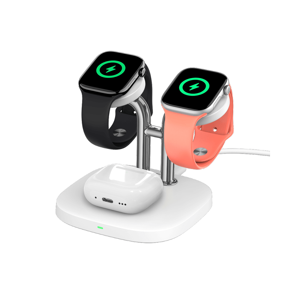 SwanScout 704A - Caricatore Wireless Doppio per Orologi Apple