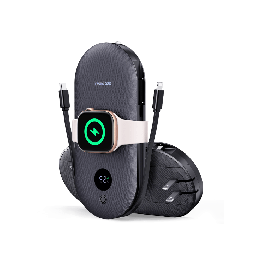 SwanScout 302A - بنك طاقة 4 في 1 لآبل