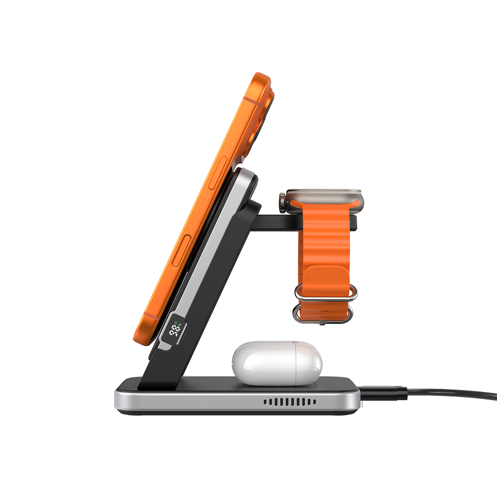 SwanScout 304M - بنك طاقة مغناطيسي 3 في 1 لأجهزة Apple