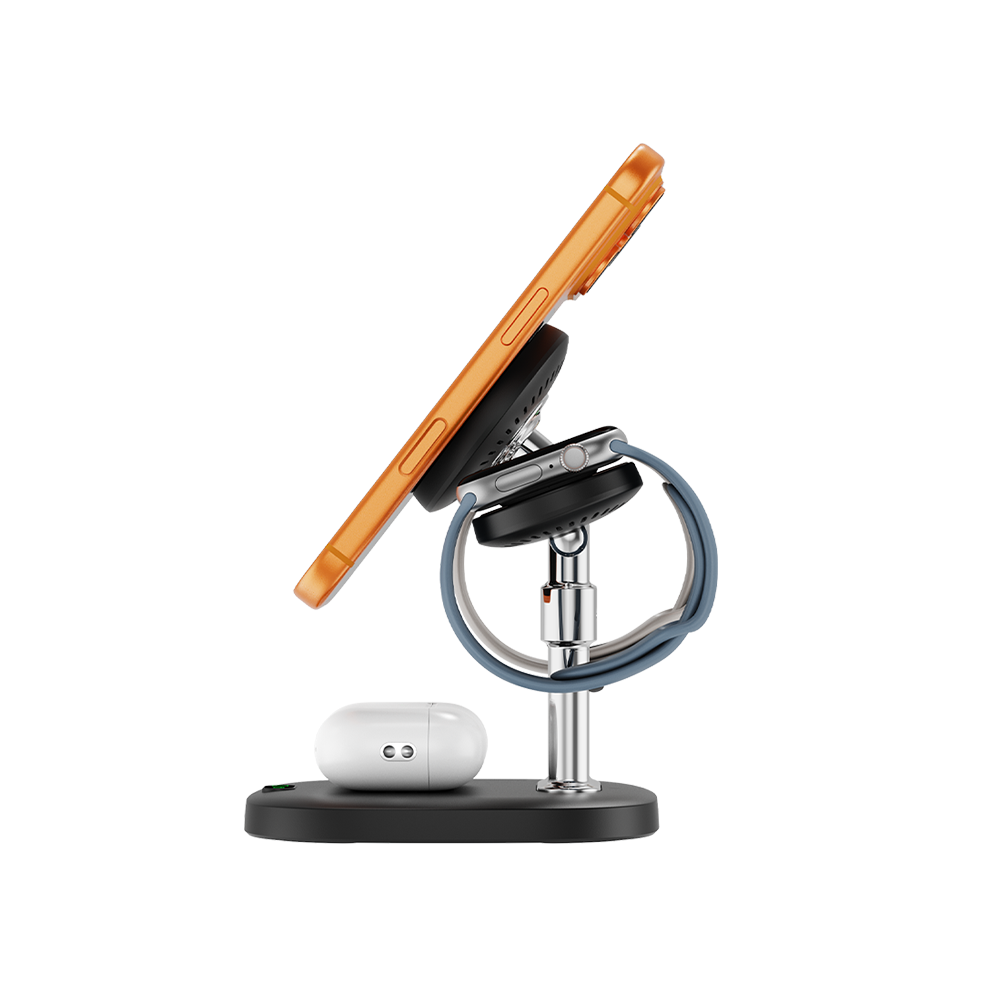 SwanScout 709M - Caricatore Wireless Magnetico 4 in 1 per Apple