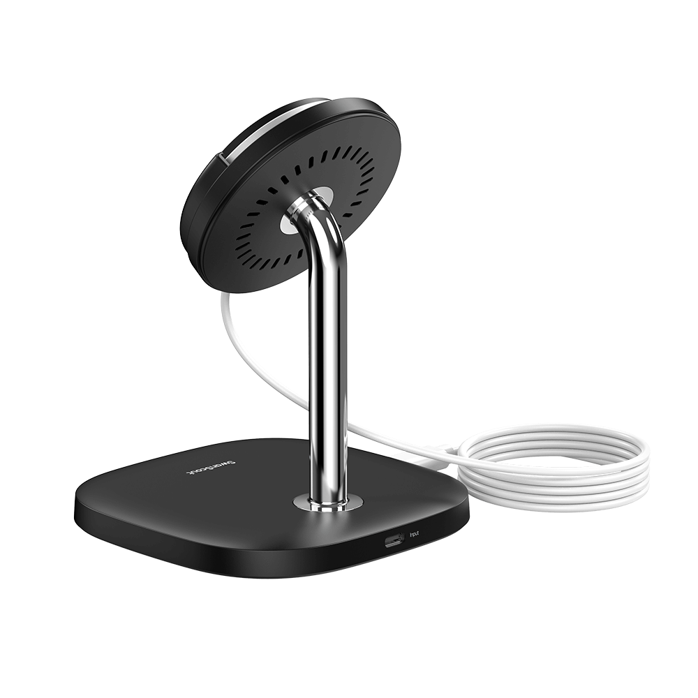the back of SwanScout 506SM magnetic charger for Samsung