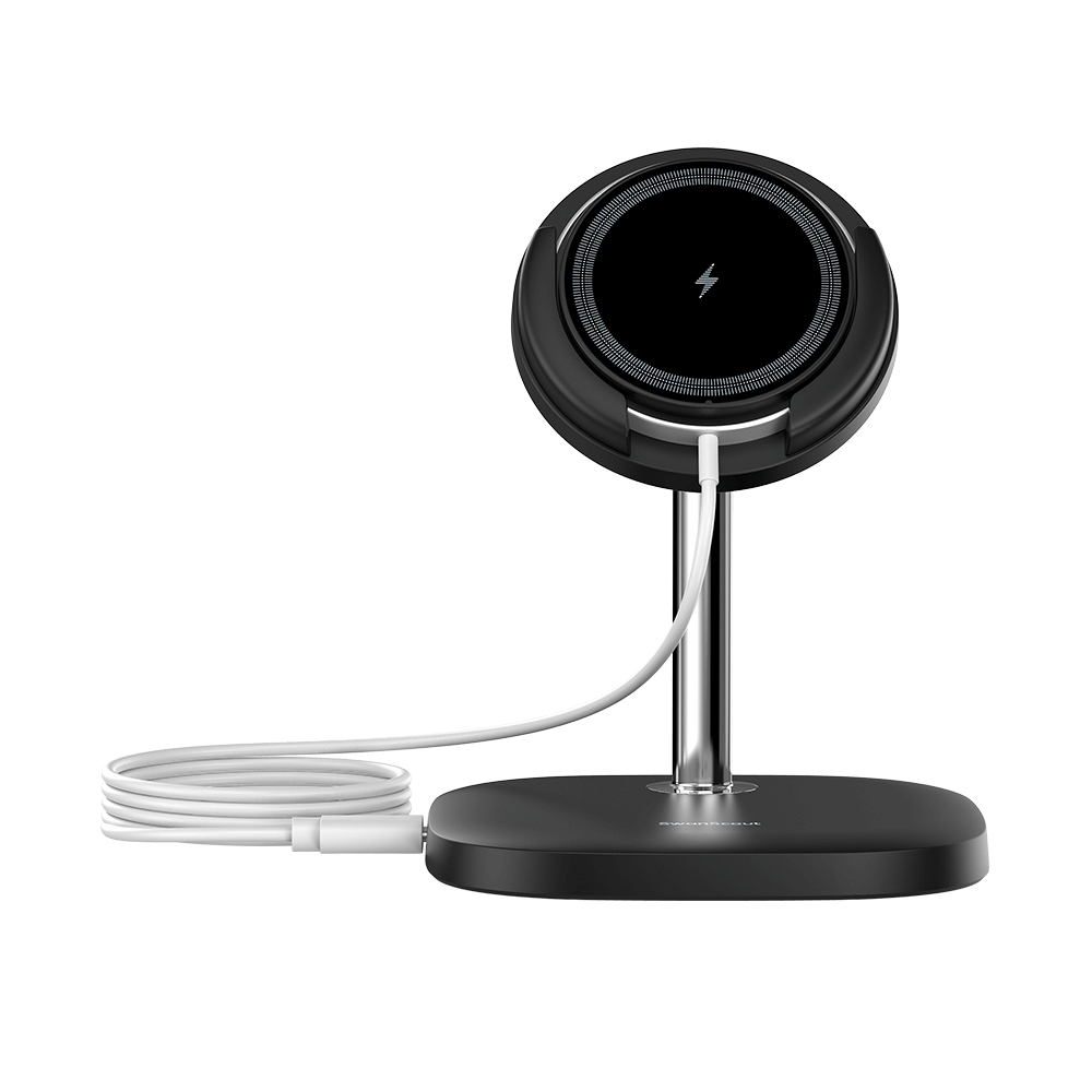 the front of SwanScout 506SM circle charger for Samsung