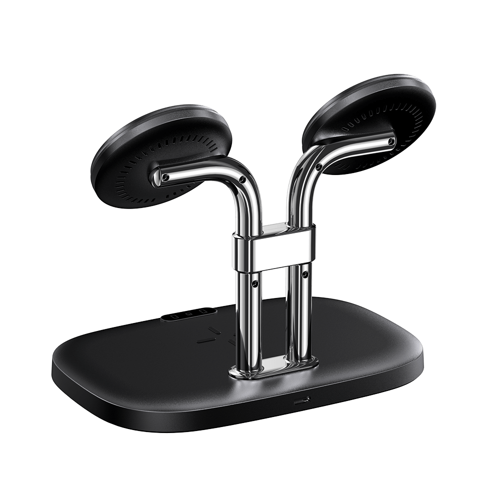 SwanScout 706SM - Caricatore magnetico doppio per Samsung