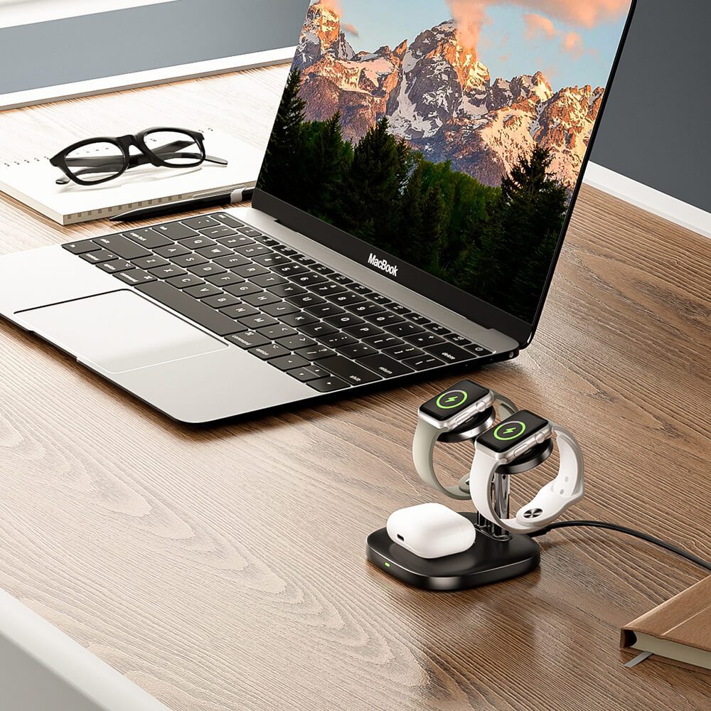 As a versatile smartwatch charger, the SwanScout 704A supports multiple models for seamless wireless power every day.