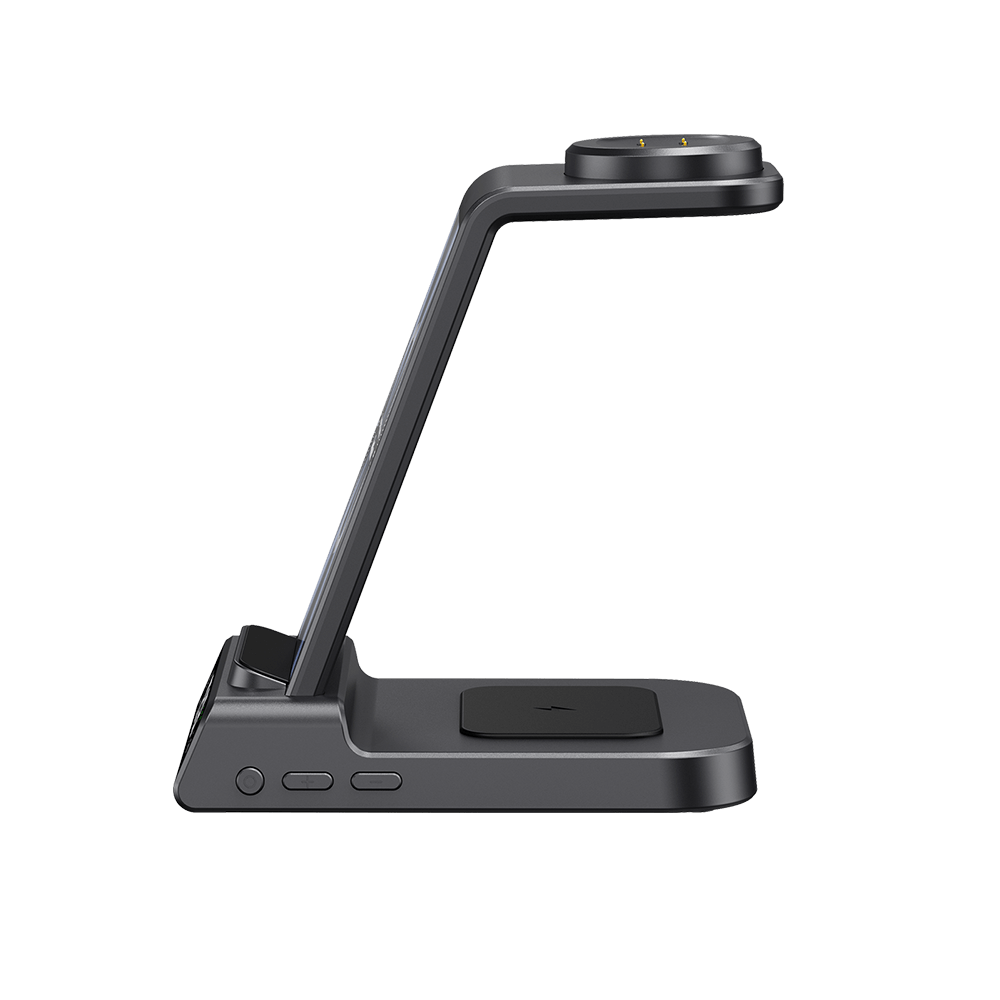 A single 3-in-1 station that replaces multiple chargers to reduce cable clutter and keep your workspace organized and neat