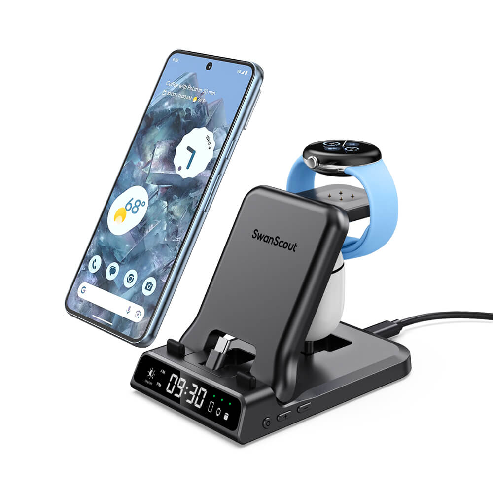 SwanScout 701G - Chargeur rapide filaire pour Pixel Watch 1