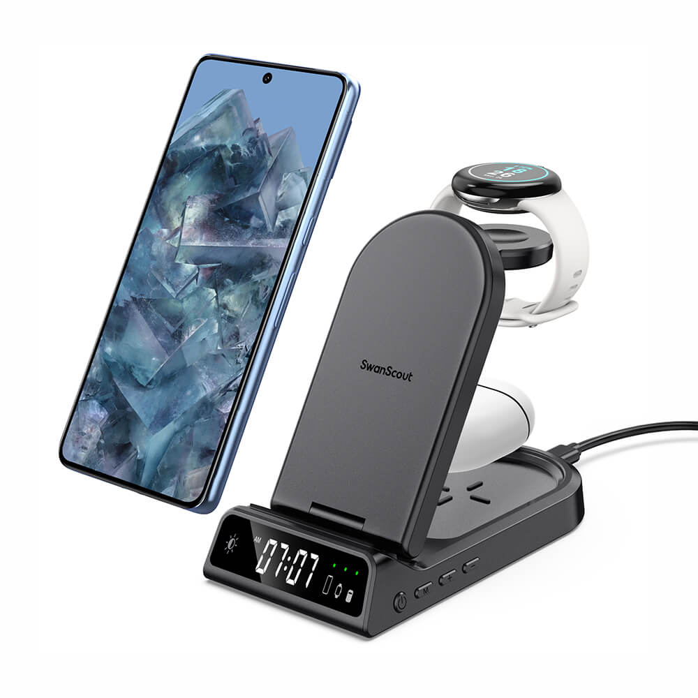 SwanScout 702G - Station de Charge Sans Fil pour Google