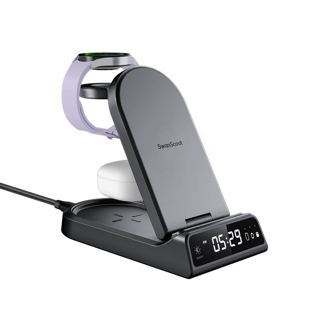 SwanScout 702S - Station de Charge Sans Fil pour Samsung