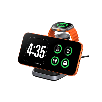 SwanScout 713A - 접이식 3-in-1 Apple 무선 충전기