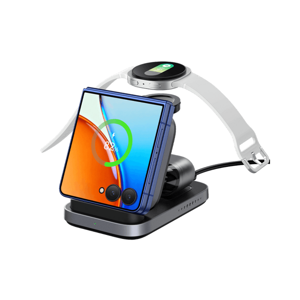 SwanScout 713F - 3 in 1 Wireless Charger for Samsung Z Flip 7