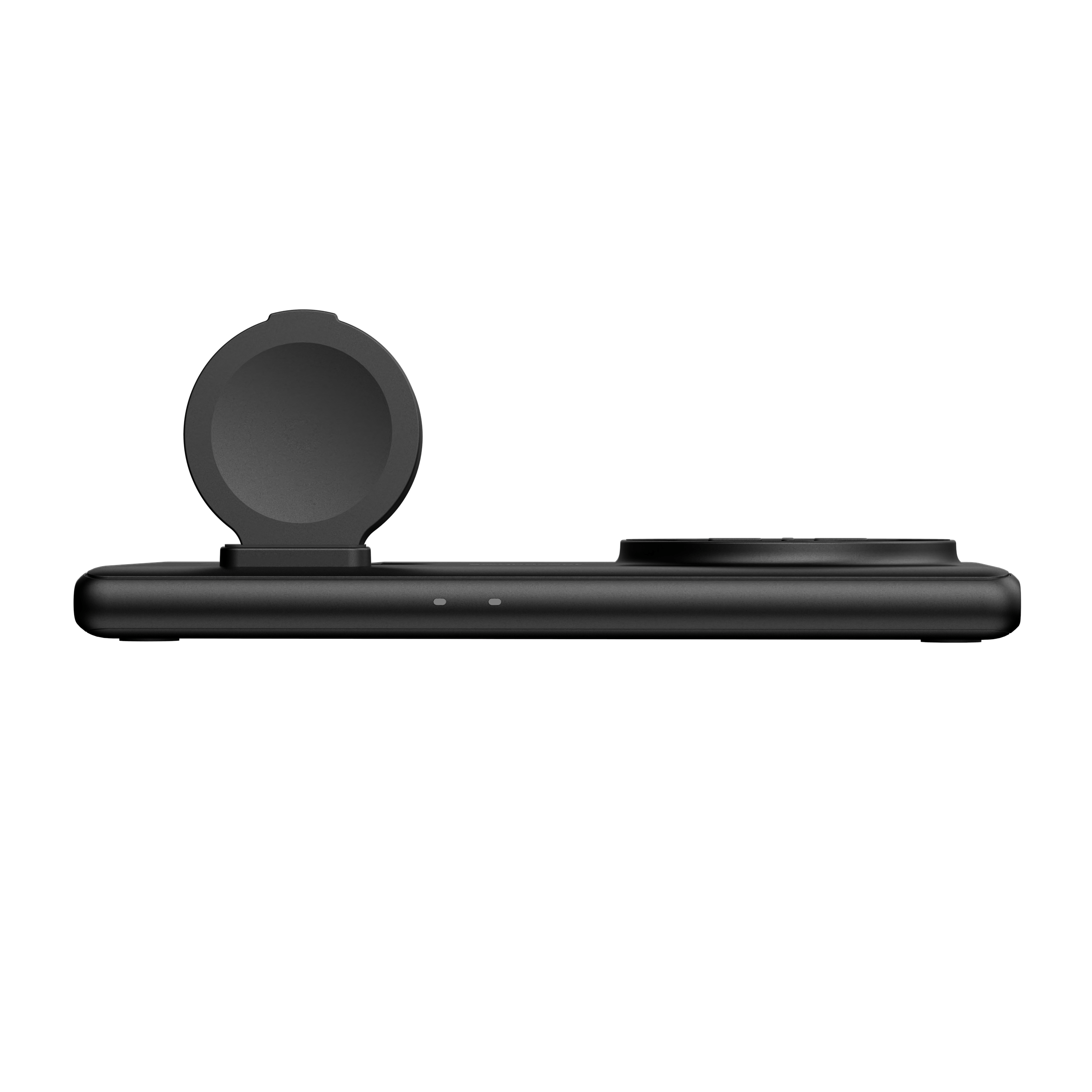 SwanScout 502S 2-in-1 wireless charger for Galaxy Watch, Samsung phones, and Galaxy Buds, foldable and lightweight, ideal for travel and desk use