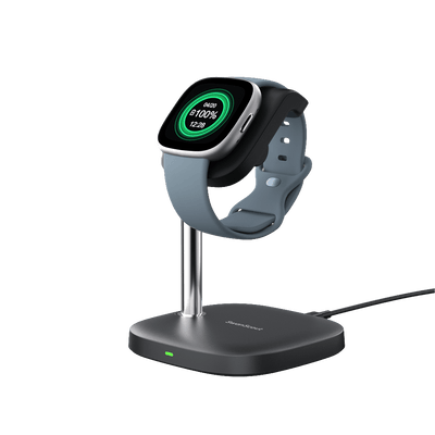 The SwanScout 505FB works seamlessly as a Fitbit Sense charger, offering steady power and a clean, user-friendly design.