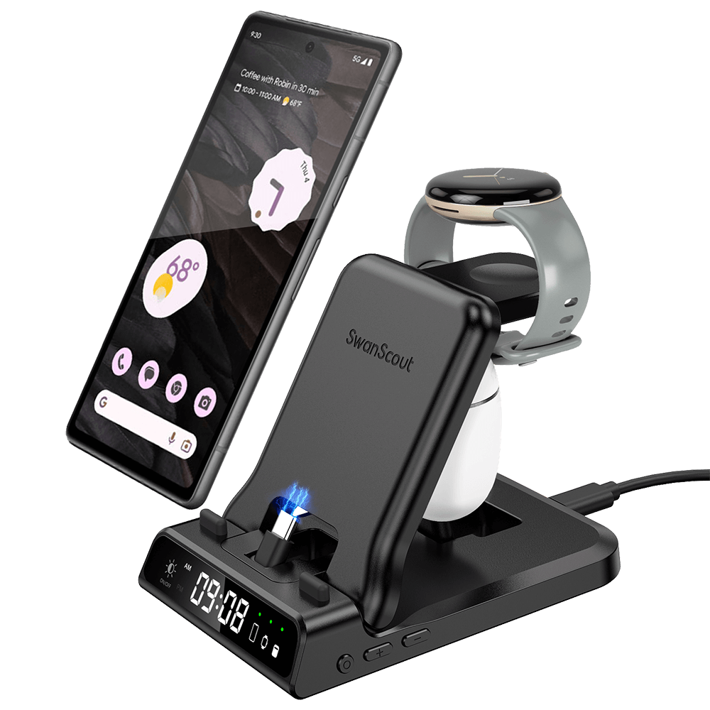 SwanScout 701G -適用於 Pixel Watch 1 的有線快速充電器