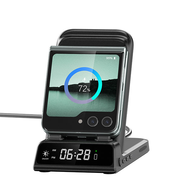 SwanScout 703F | 3 In 1 Foldable Wireless Charging Station for Samsung Galaxy Z Flip