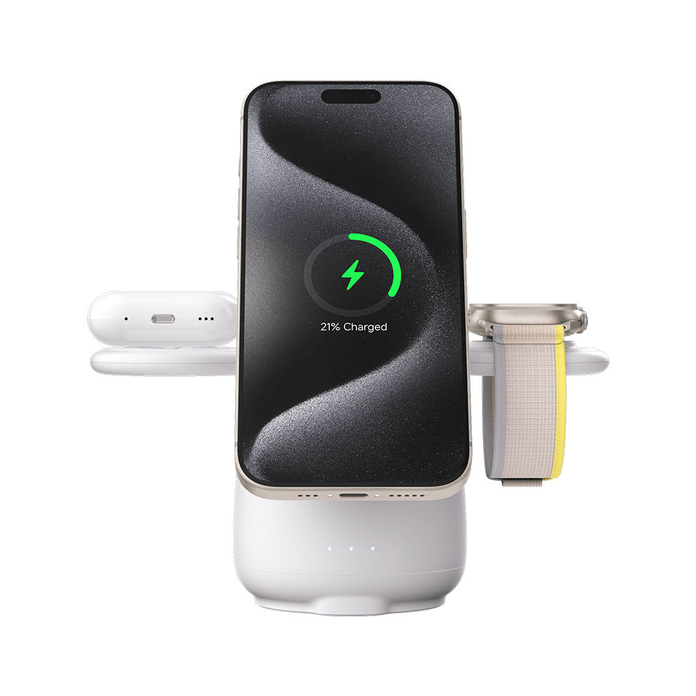 SwanScout 707M  |  3 In 1  Wireless Charging Station with Magnetic Support