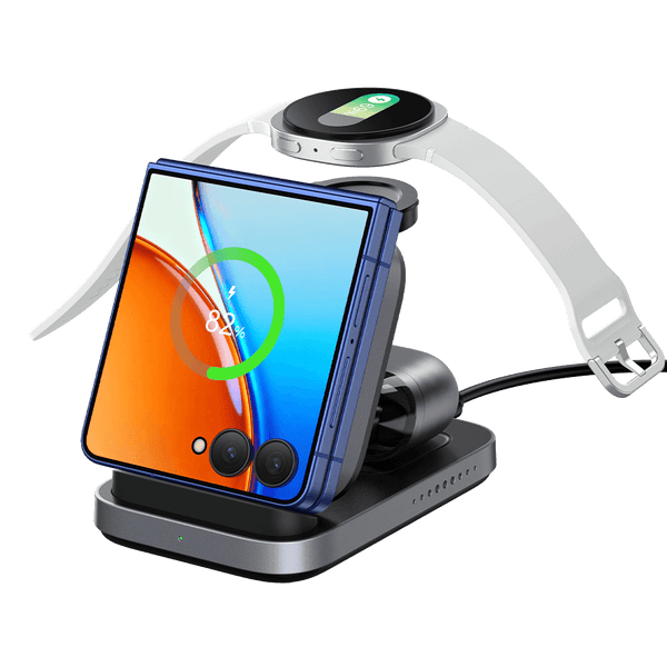 SwanScout 713F – Bezprzewodowa ładowarka 3 w 1 dla Samsung Z Flip 7